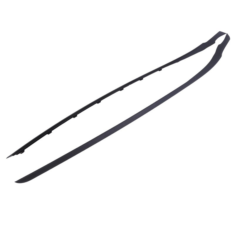 Slakerbe Left  Right Side Windshield APillar Trim Moulding AE8Z5403136A AE8Z5403137B 2PCS Windshield Outer Pillar Trim Molding Compatible with Ford for Fiesta 2011 20122018 2019