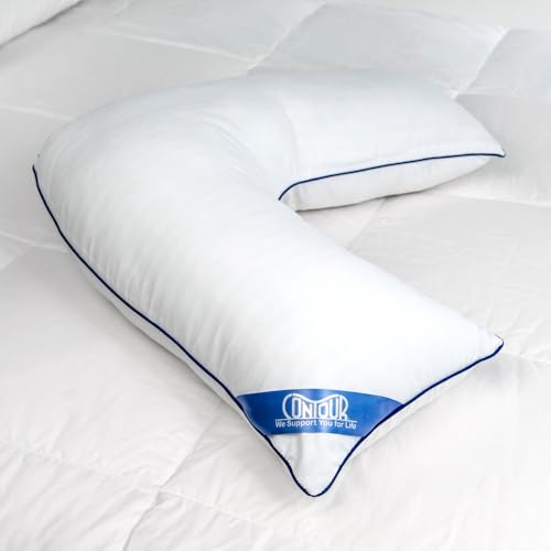 Contour L Shaped Bed & Body Support Pillow for Side Sleepers - Image 3