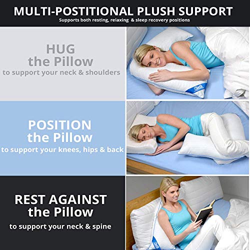 Contour L Shaped Bed & Body Support Pillow for Side Sleepers - Image 5