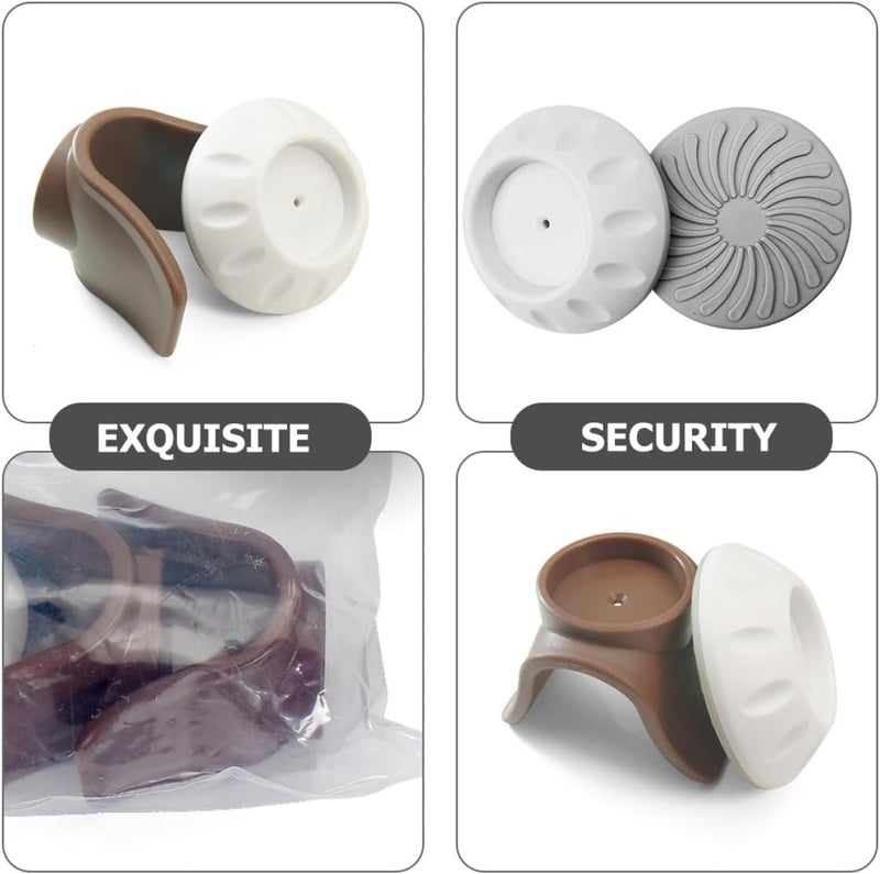 4Pcs Gate Wall Protector and U-Shaped Wall Guard for Indoor Safety and Pet Gate Support - Image 3
