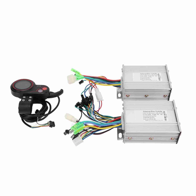 منتقل دراجة كهربائية بلا فرشاة مزدوج التحرك 36/48 فولت 450 واط + شاشة عرض LCD ملونة LH100 - Image 3