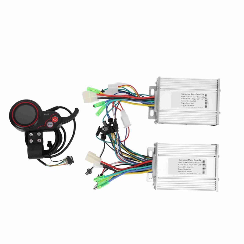 منتقل دراجة كهربائية بلا فرشاة مزدوج التحرك 36/48 فولت 450 واط + شاشة عرض LCD ملونة LH100 - Image 1