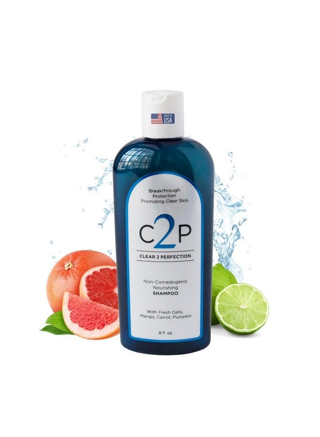 C2P Non-Comedogenic Clear 2 Perfection Shampoo - Sulfate & Paraben-Free for Clear, Healthy Skin & Hair - Esthetician Formulated - Image 1
