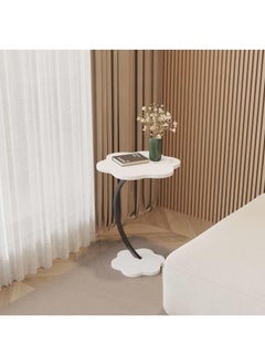Y&D End Table Side Table With Cloud Shape C-Shaped Coffee Table With Metal Frame For Couch,Beside Small Table For Living Room Bedroom Indoor & Outdoor Nightstand  - Image 1