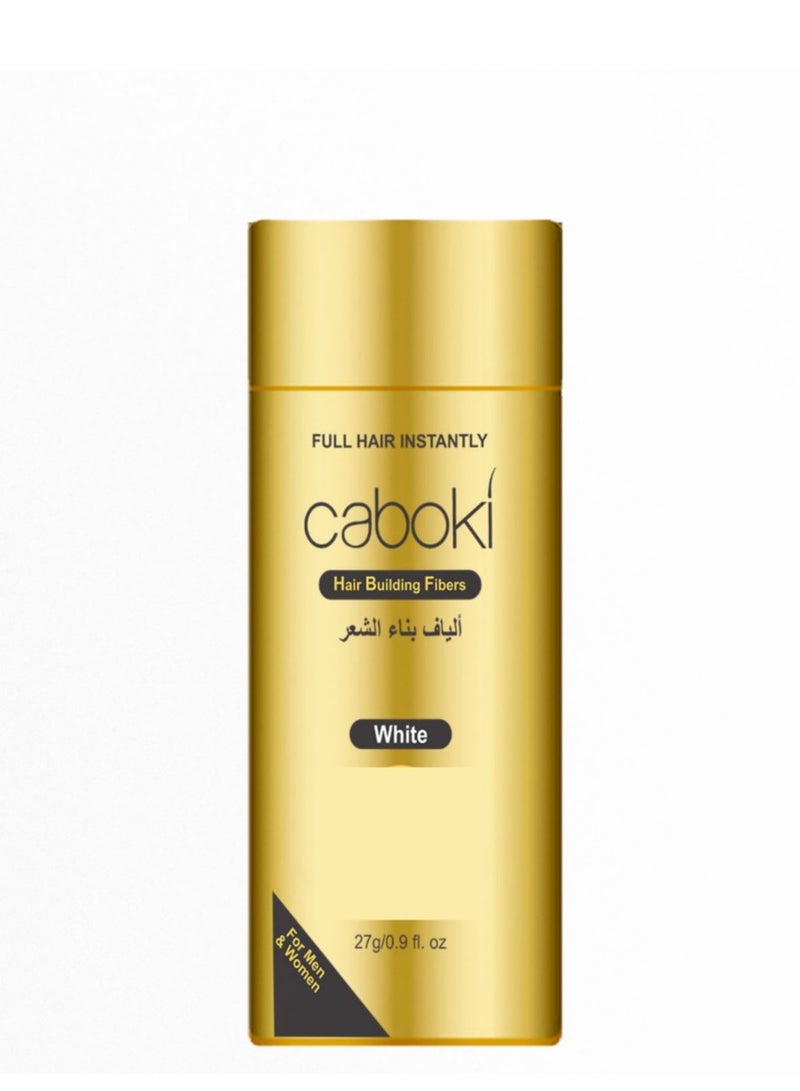 Caboki Hair Building Fiber Instant Hair Loss Concealer White 27g - Image 2
