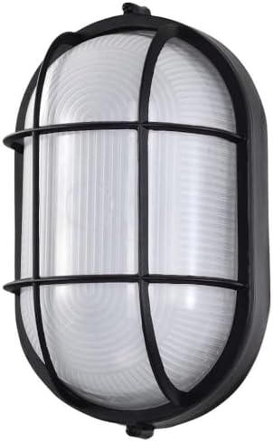 Nuvo 185W LED Outdoor Oval Bulk Head1103 Inches Tall and 646 Inches WideBlack Finish - Image 2