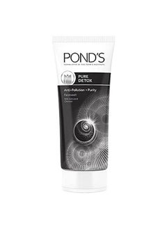 Pond's Pure Detox Anti-Pollution Purity Face Wash With Activated Charcoal, 100 G  - Image 1