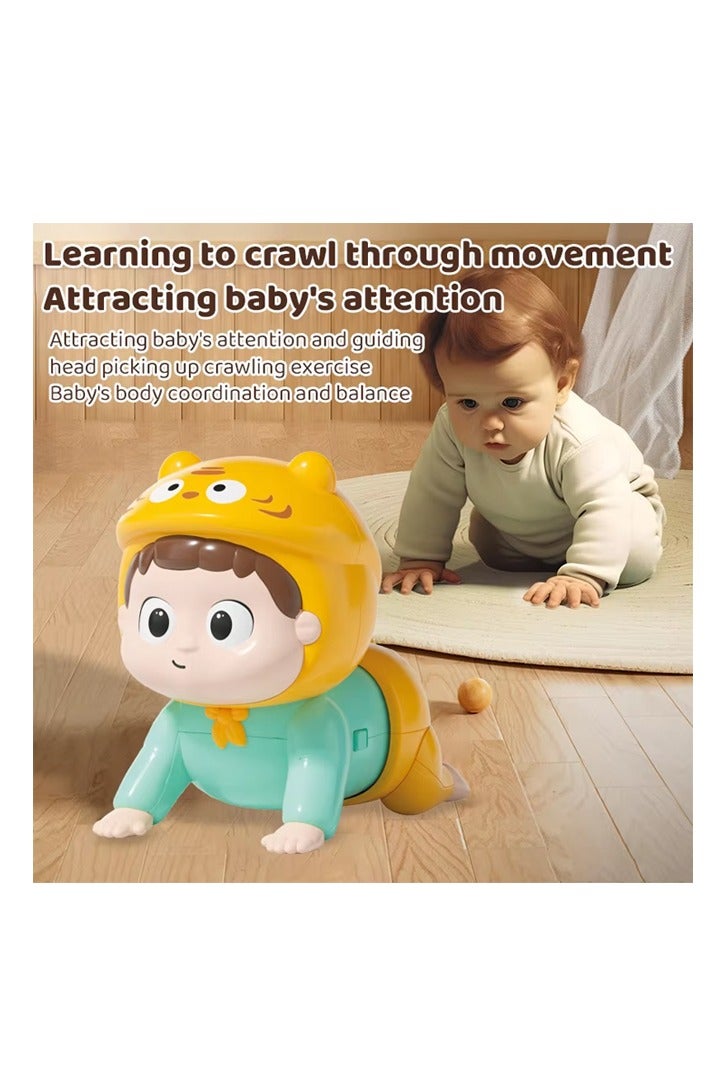 Baby Crawling Toys, Electric Crawling Toy,Infant Tummy Time Toys with Music,Educational Toy for Baby's Crawling and Head Lifting,Musical Crawling Toy for Infants 0-3-6 7 8 9 10 12-18 Months,,Early Education Light Up Music Walking Toys,Ideal Gift for Kids - Image 5