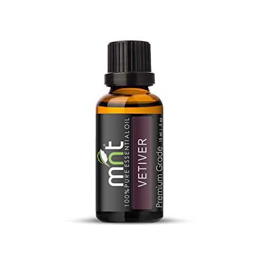 MNT Vetiver Essential Oil 100% Pure Natural & Therapeutic Grade for Aromatherapy, Massage, Hair Care and Skin Care (15ML) - Image 3