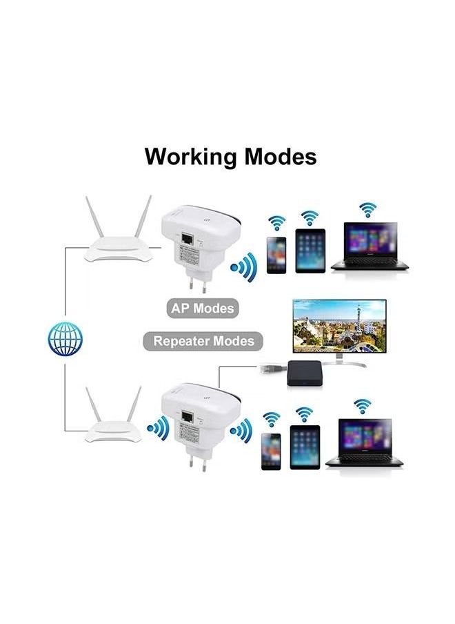 Generic 300Mbps Wifi Wireless Range Repeater White/Black  - Image 5