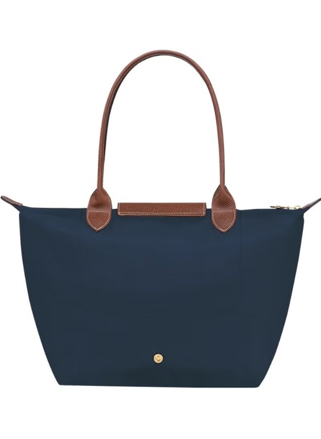 Longchamp Medium Tote Bag for Women,Space Saver Bag Foldable Bag With Zipper Shoulder Bag, Handbag for Travel, Work - Image 4