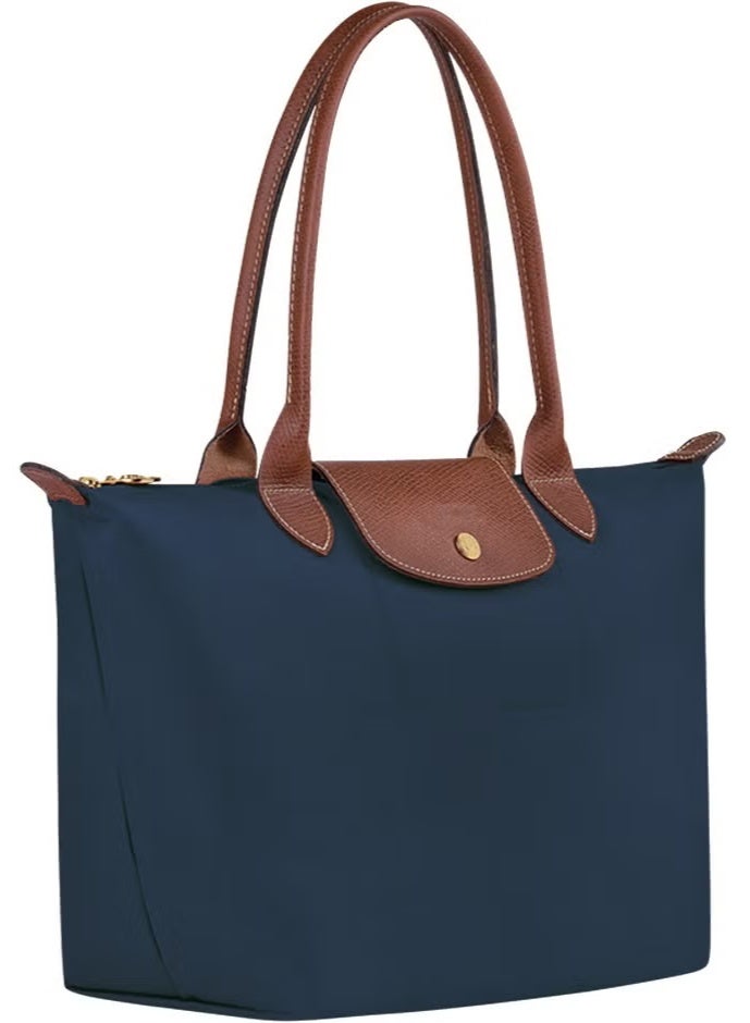 Longchamp Medium Tote Bag for Women,Space Saver Bag Foldable Bag With Zipper Shoulder Bag, Handbag for Travel, Work - Image 3