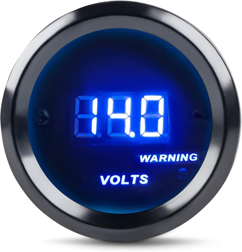 WATERWICH DC12V Blue Digital LED Voltmeter - Image 1