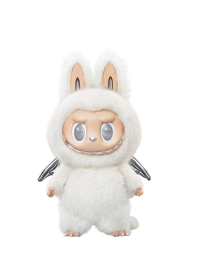 General POP MART little angel Zimomo white vinyl doll 2.0 big baby figure tide play second generation to give gifts to family and friends (20cm)  - Image 1