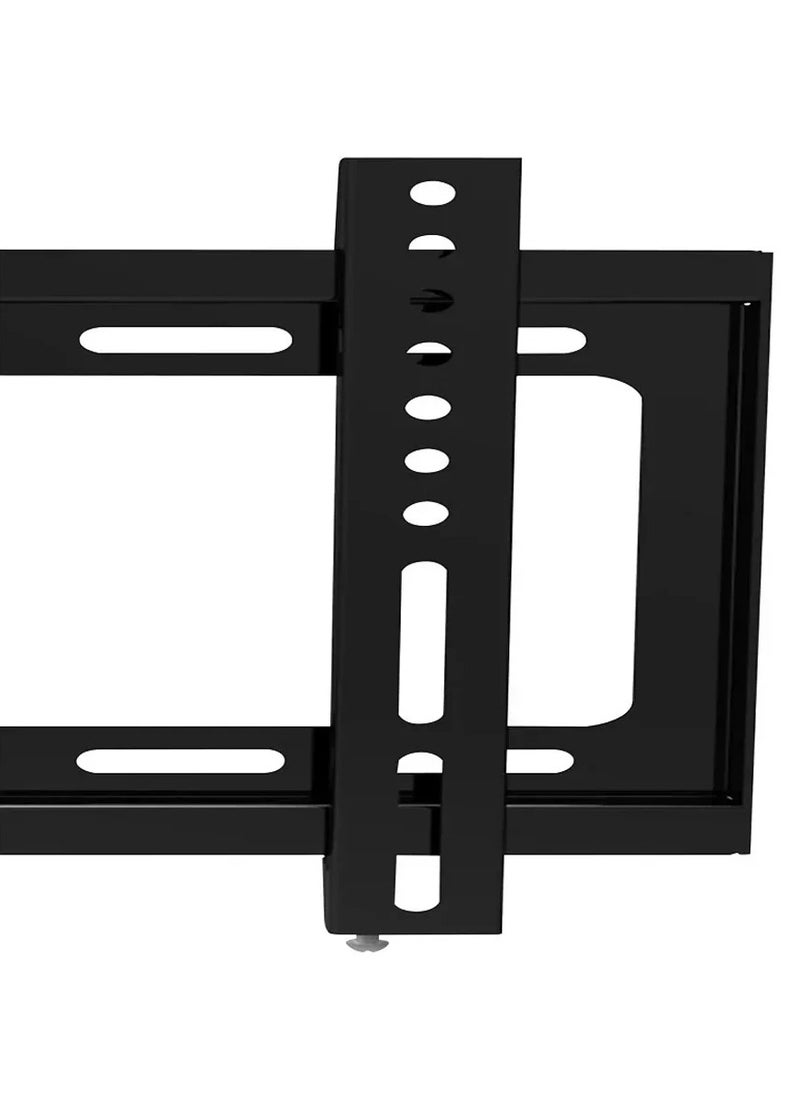ELTRAZONE Fixed Type TV Wall Mount Bracket – Black – Heavy Duty Steel Wall Mount for Flat Screen TVs – Space-Saving, Low Profile Slim Design – Universal Compatibility for LED, LCD, OLED TVs (32 to 43 inch) – Easy Installation & Secure Fit for Home or Office - Image 3