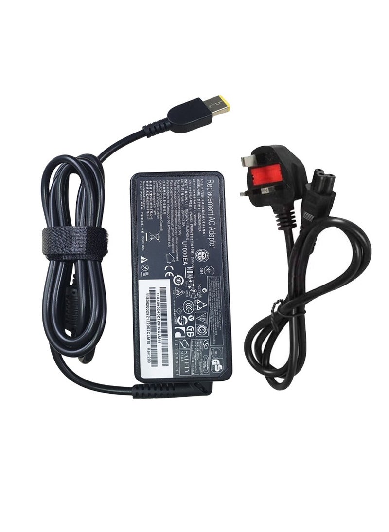Replacement AC Adapter Charger For Lenovo Thinkpad E560(20EVA063CD) With Power Cord - Image 1