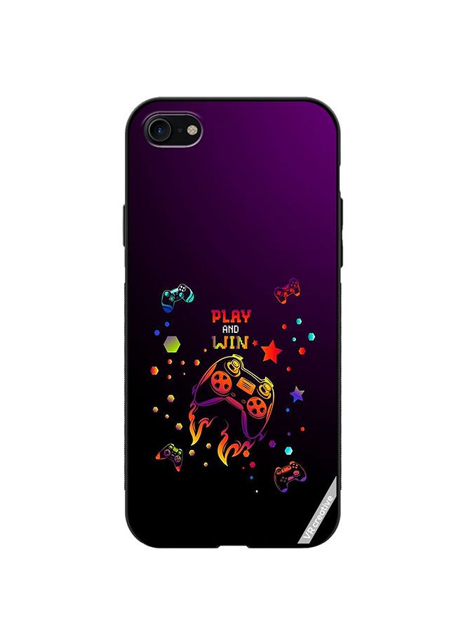 VR CREATIVE Protective Case Cover For Apple iPhone SE (2022) Play And Win Design Multicolour - Image 1