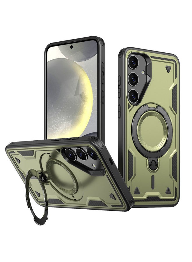 For Samsung Magnetic Attractive Phone Case Armor Unlimited Charging Protective Cover  Samsung s24fe 