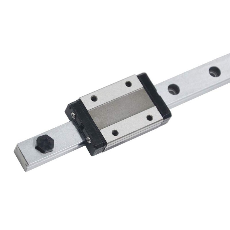 Iverntech MGN12 300mm Linear Rail Guide with MGN12H Stainless Steel Black Carriage Block for Ender 3, Corexy, Tronxy, Delta Kossel 3D Printers Upgrades and CNC Machine - Image 1
