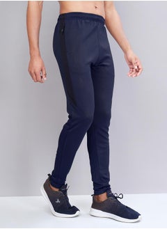 Technosport Men Solid Slim Fit Track Pants with TECHNO DRY by Styli  - Image 2