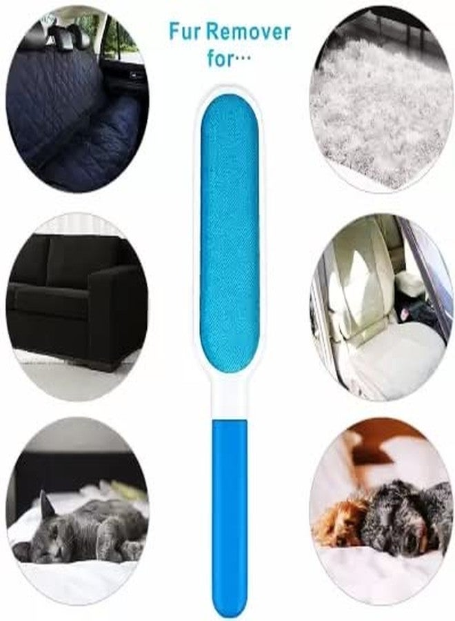 Crazygol Reusable Washable Pet Fur Lint Brush Clothes Fluff Fur Hair Remover Double Sided Dog Cat Hair Remover Brush from Clothing and Sofa - Image 4