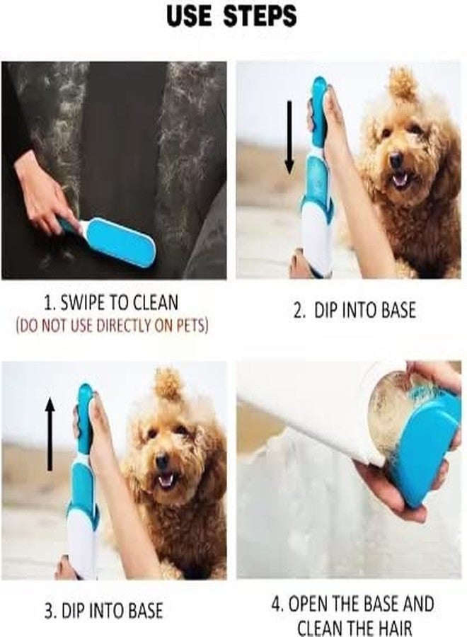 Crazygol Reusable Washable Pet Fur Lint Brush Clothes Fluff Fur Hair Remover Double Sided Dog Cat Hair Remover Brush from Clothing and Sofa - Image 3