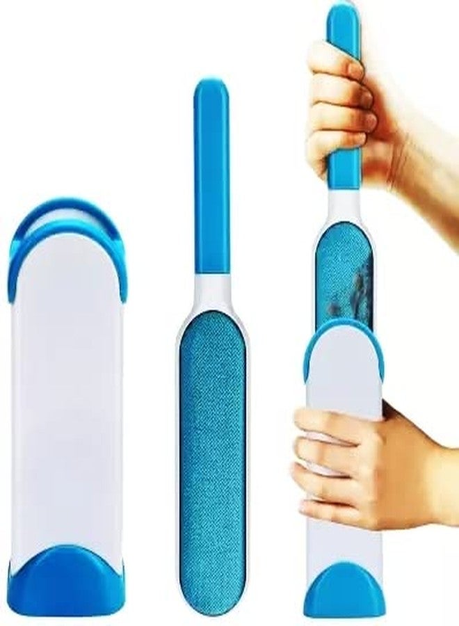 Crazygol Reusable Washable Pet Fur Lint Brush Clothes Fluff Fur Hair Remover Double Sided Dog Cat Hair Remover Brush from Clothing and Sofa - Image 1