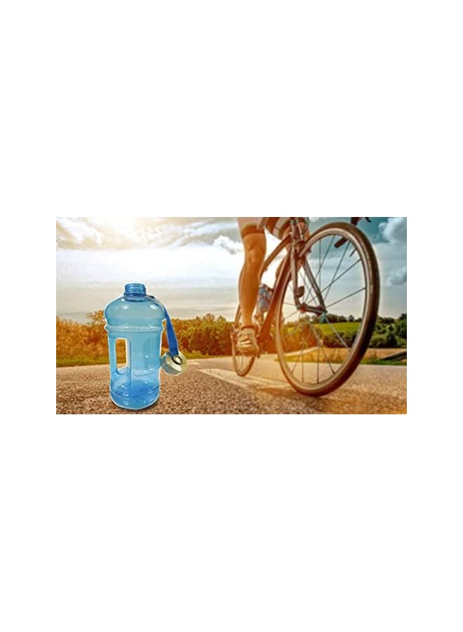 Zaboon Sports Water Bottle Blue Color 2.2L Water Gallon Reusable Water Jug With Handle 73Oz Bpa Free Leak Proof For Gym. - Image 3