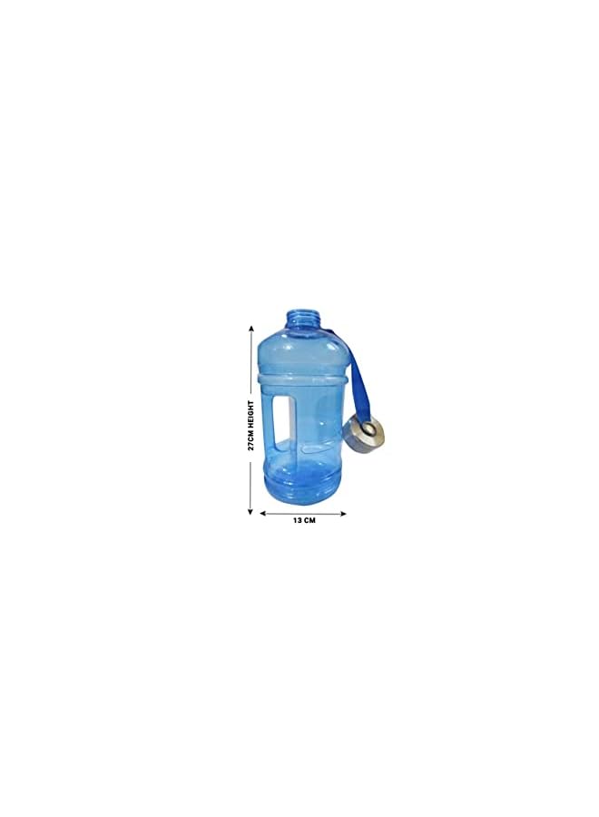 Zaboon Sports Water Bottle Blue Color 2.2L Water Gallon Reusable Water Jug With Handle 73Oz Bpa Free Leak Proof For Gym. - Image 2