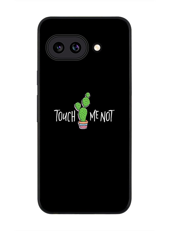 For Google Pixel 9a Case,Slim fit Camera Protection, Shockproof Thin Phone cover  - Touch me not