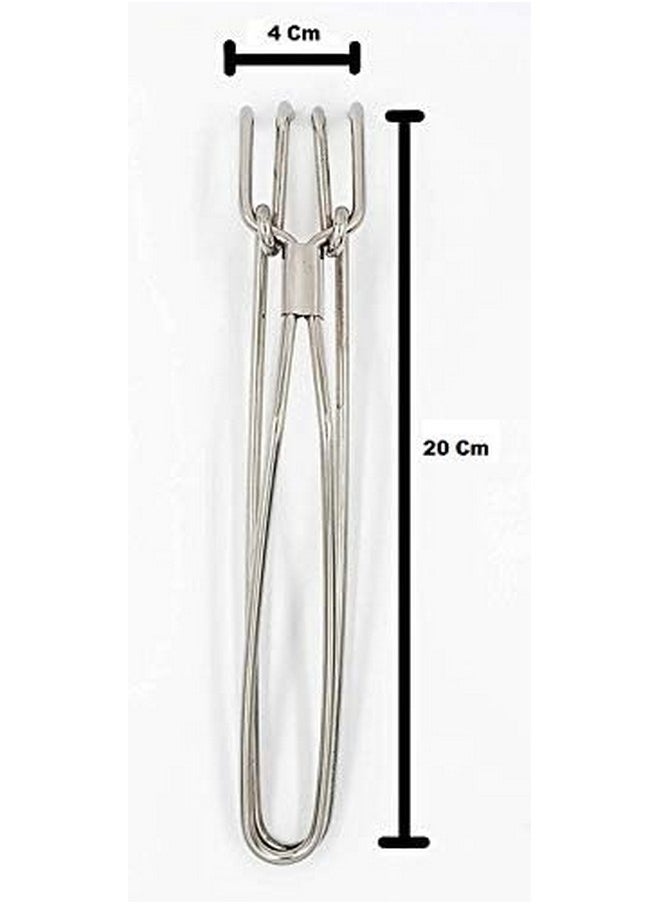 Dynore Dynore Stainless Steel Chapati Roti Chimta with Pakkad Utensil Holder, 1 Ounce (DS_1076)  - Image 2