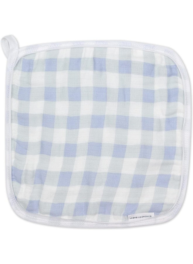 HonestBaby 3-Piece Organic Cotton Hooded Towel & Washcloth Set - Image 3