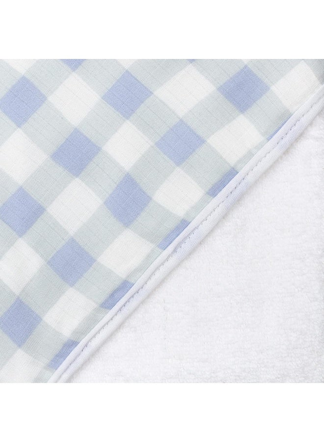 HonestBaby 3-Piece Organic Cotton Hooded Towel & Washcloth Set - Image 4