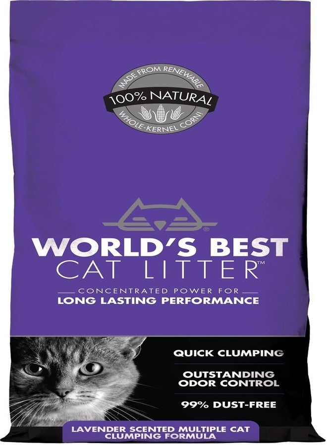 WORLD'S BEST CAT LITTER Wbcl Scented Mult.Cat Clumping  8 Lb bag