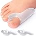 Promifun Bunion Cushion Protector 10 Packs of Bunion Corrector Pads with Separator for Big Toe Gel Shield for Foot Pain Relief Calluses Corns Clear - Image 1