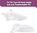 Promifun Bunion Cushion Protector 10 Packs of Bunion Corrector Pads with Separator for Big Toe Gel Shield for Foot Pain Relief Calluses Corns Clear - Image 4