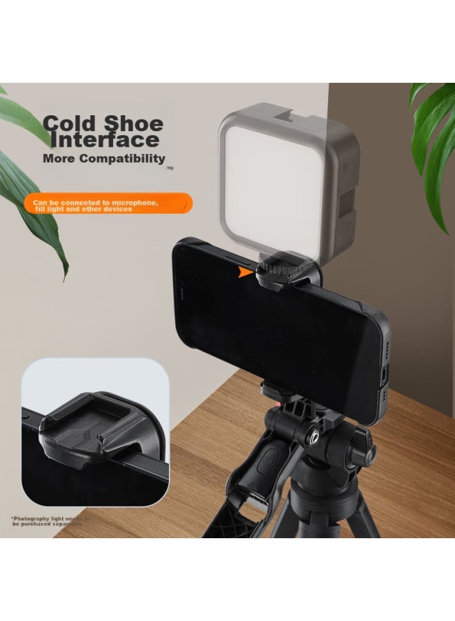 WEIFENG Wf-506X, Mirrorless Camera/Digital Camera/Smartphone, Dual-Use Multifunctional Aluminum Alloy Lightweight Tripod Selfie Video Projector Floor Stand With Bluetooth Remote Control - Image 4