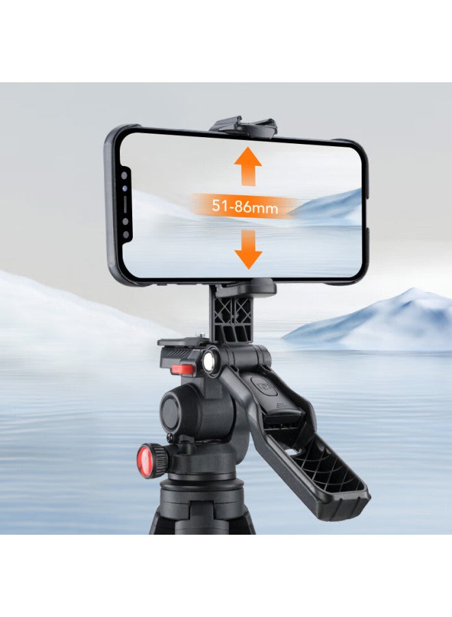 WEIFENG Wf-506X, Mirrorless Camera/Digital Camera/Smartphone, Dual-Use Multifunctional Aluminum Alloy Lightweight Tripod Selfie Video Projector Floor Stand With Bluetooth Remote Control - Image 5