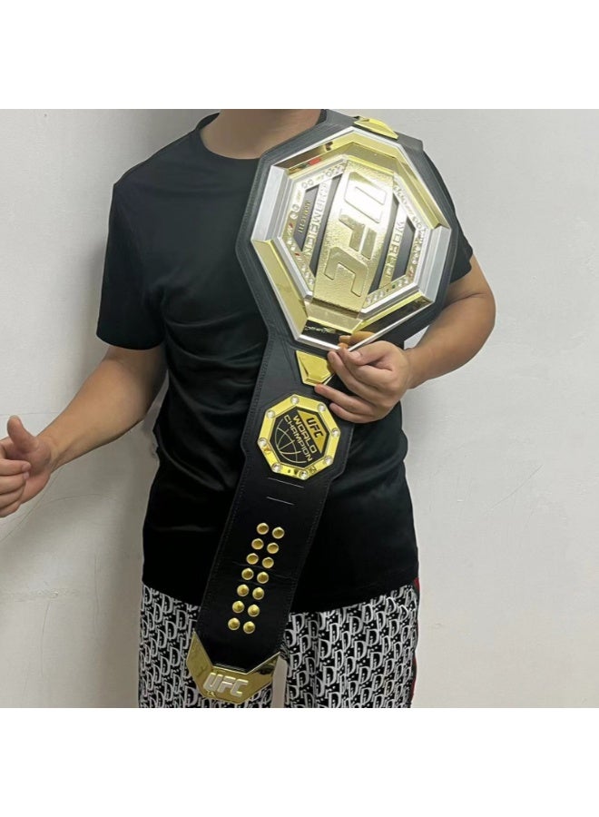 UFC MMA Championship Belt Adult Size 1:1 Replica - Souvenir Prize for Sanda Boxing Gym Decor  - Image 5