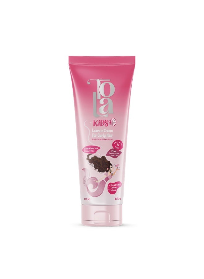 تولا كريم للأطفال يُترك على الشعر المجعد - 120 مل