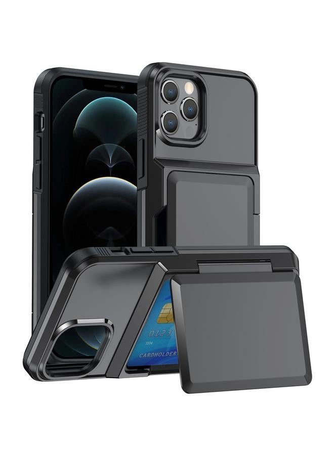 اس-توب حافظة لهاتف iPhone 12 Pro Max مع حامل للبطاقات - Image 1