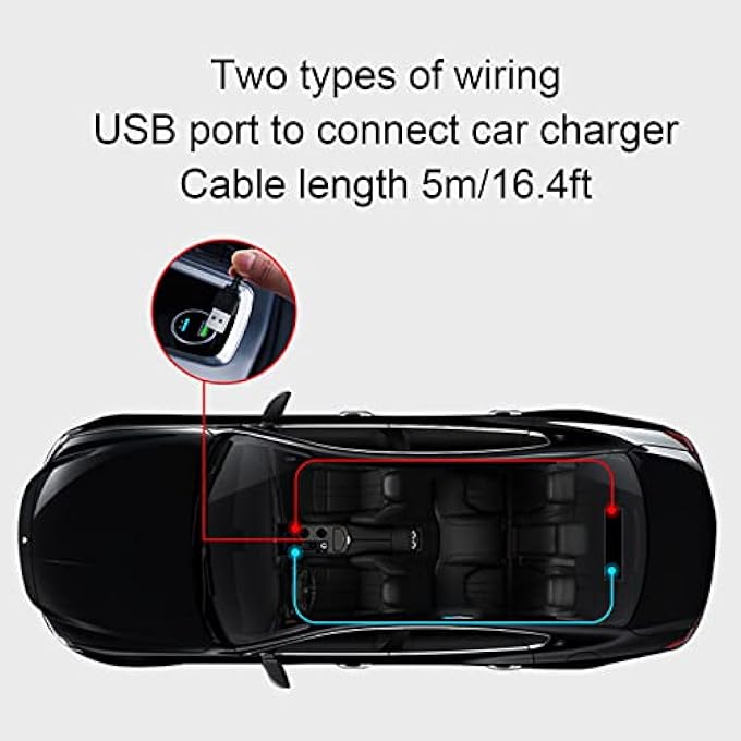 Goshyda Led Car Sign Usb 5V Flexible Led Scrolling Led Sign With App Control 16X64 Programmable Led Panel Custom Text Digital Display For - Image 3