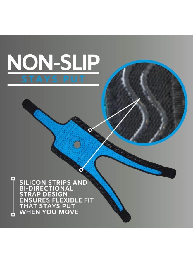 دعامة ركبة بدعم مزدوج – فتح صابونة الركبة، قابلة للتعديل وخامة قابلة للتنفس للتعافي من إصابات ACL والغضروف المفصلي - Image 3