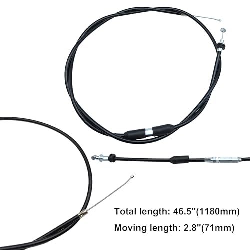YGQ 7/8" 22mm Thumb Throttle Cable with Dual Brake Lever Assembly for 50cc 90cc 150cc 250cc ATV Quad Roketa Taotao Sunl Kazuma Go Kart - Image 3