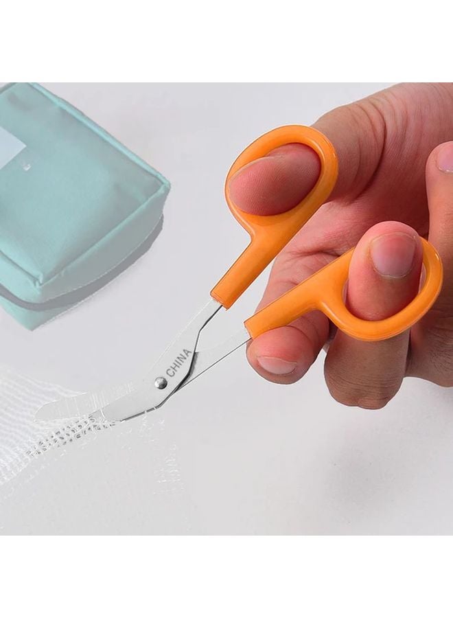 Brown Curved Stainless Steel Scissors Multipurpose Medical Bandage Snips - Image 2