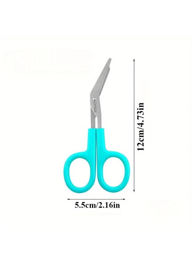 Brown Curved Stainless Steel Scissors Multipurpose Medical Bandage Snips - Image 5