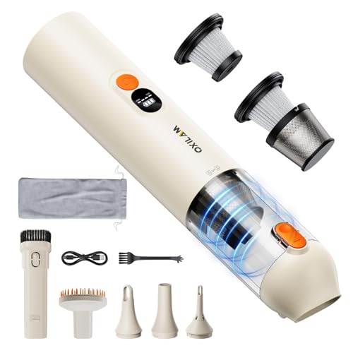 OXILAM Car Vacuum Handheld Vacuum Portable Cordless14000PA High Power Blow Suction 2 in 1 Up to 30 Mins Runtime Small Vacuum Cleaner for Home Pet Car Office Ideal Gifts for Men Women - Image 1