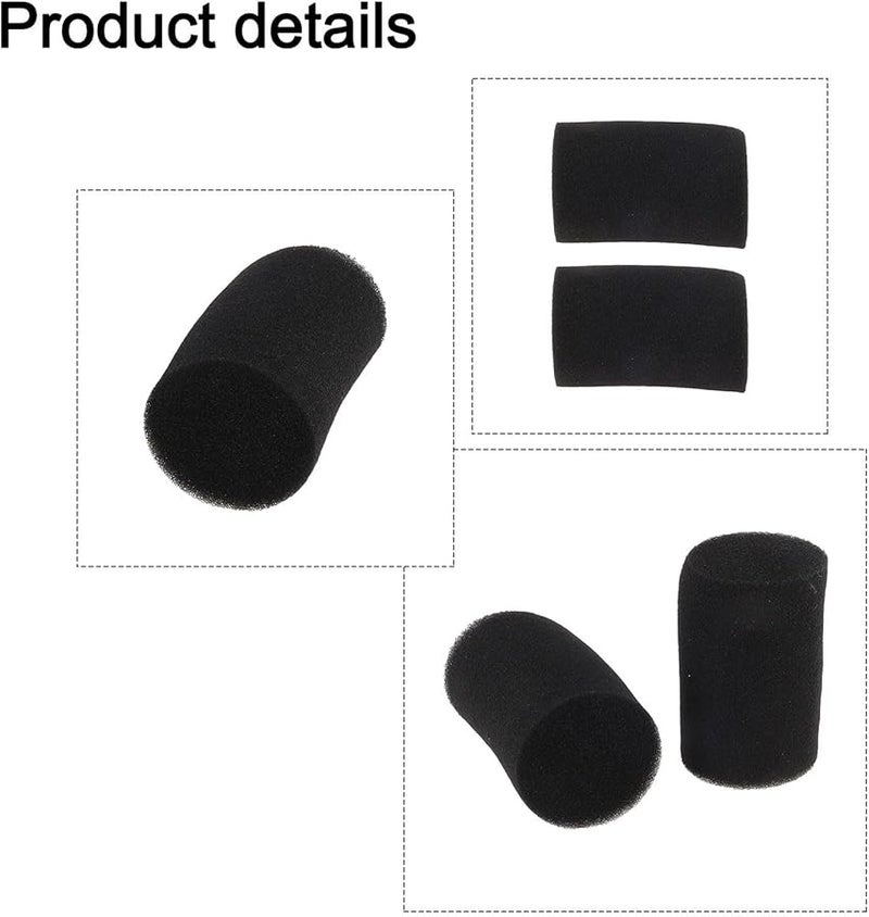 Open Cell Acoustic Foam Speaker Port Plugs 2 Pack 44x65 For Bass Reduction And Sound Tuning - Image 5
