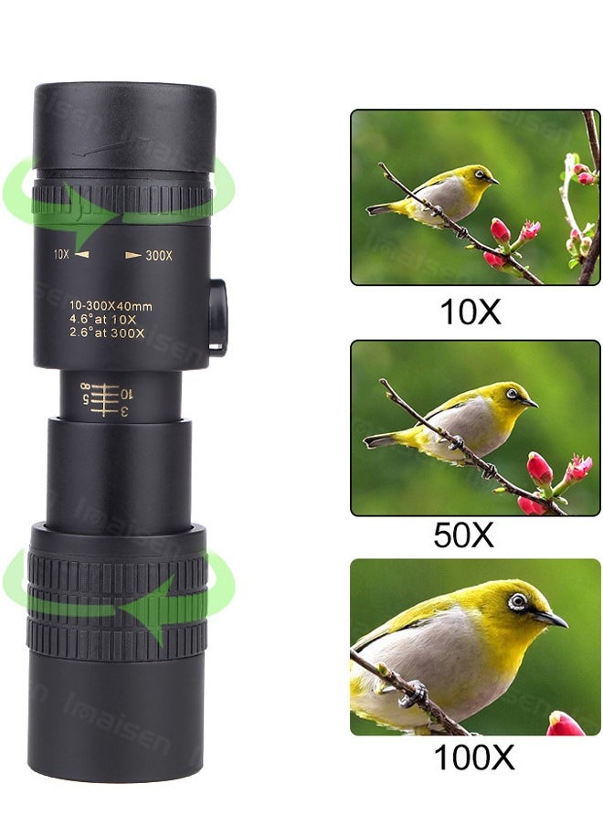 Generic Telescope Stretch Rotating FMC Zoom 10-300x40 Magnifying Monoculars BAK4 Prism  - Image 4