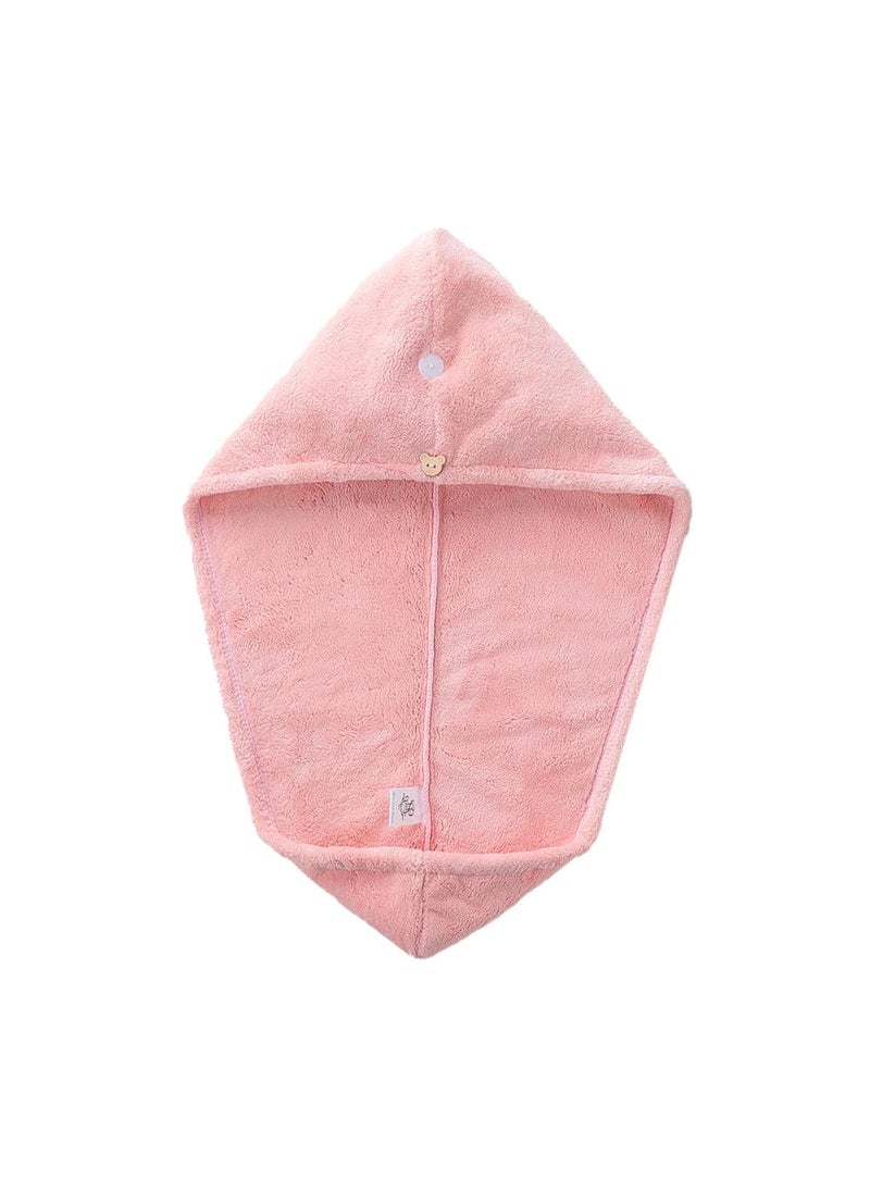 PROLIXR PROLIXR Microfiber Hair Towel Wrap Quick Drying FrizzFree Hair Super Absorbent Gentle on Hair and Skin Hair Types Microfiber Towel For Hair Wrap Pink Created by Savio John Pereira  - Image 1